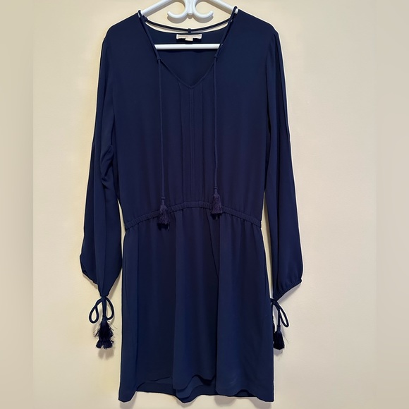 Michael Kors Navy Tassle Dress - Picture 2 of 6
